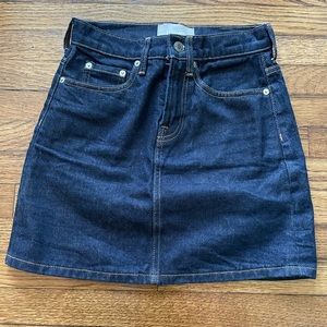 Denim mini skirt